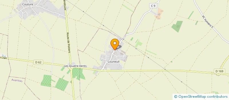 localisation de l'entreprise MONSIEUR EVAN ROBIN  JAUNAY-MARIGNY