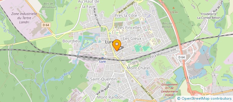 localisation de l'entreprise MONSIEUR EVAN SEVIMLI  LURE