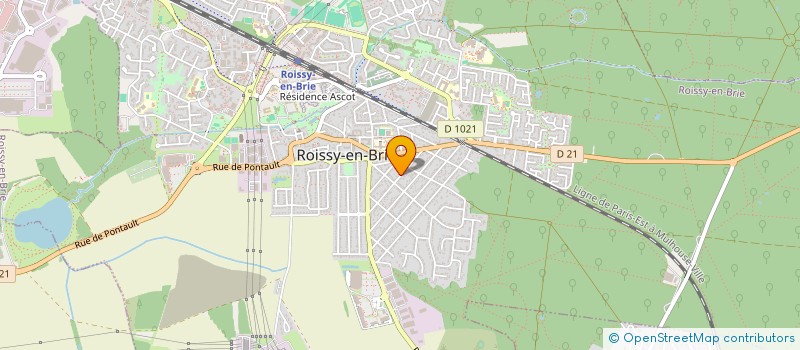 localisation de l'entreprise MONSIEUR EVAN SIMEON  ROISSY-EN-BRIE