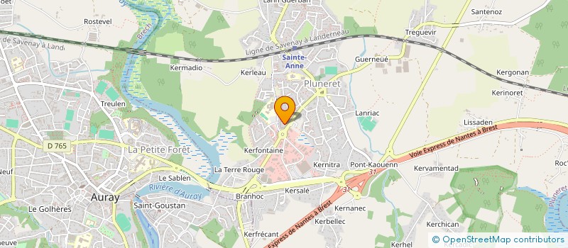 localisation de l'entreprise MONSIEUR EVAN THOMAZO  PLOEREN