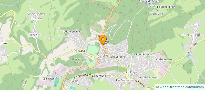 localisation de l'entreprise MONSIEUR EVANE AMMAD  MAICHE