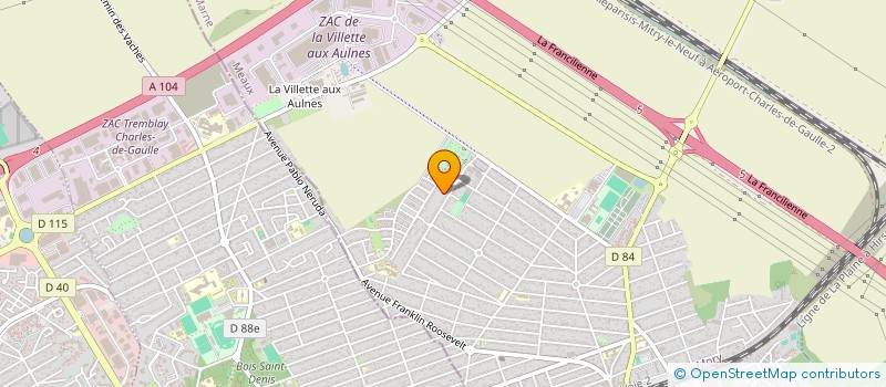 localisation de l'entreprise MONSIEUR EVANE MONGIS  MITRY-MORY