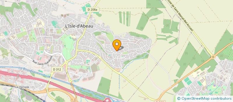 localisation de l'entreprise MONSIEUR EVANN DELGADO  L'ISLE-D'ABEAU