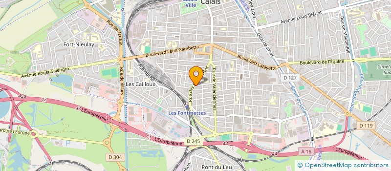 localisation de l'entreprise MONSIEUR EVANN ENTZMANN  CALAIS