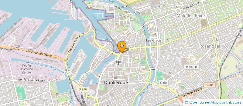localisation de l'entreprise MONSIEUR EVANN FOUQUE à DUNKERQUE