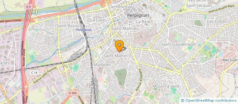 localisation de l'entreprise MONSIEUR EVANN GARCIA  PERPIGNAN