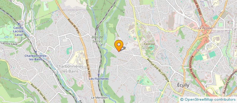 localisation de l'entreprise MONSIEUR EVANN GUILLOT  ECULLY