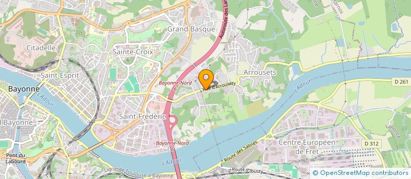 localisation de l'entreprise MONSIEUR EVANN LATAILLADE à BAYONNE