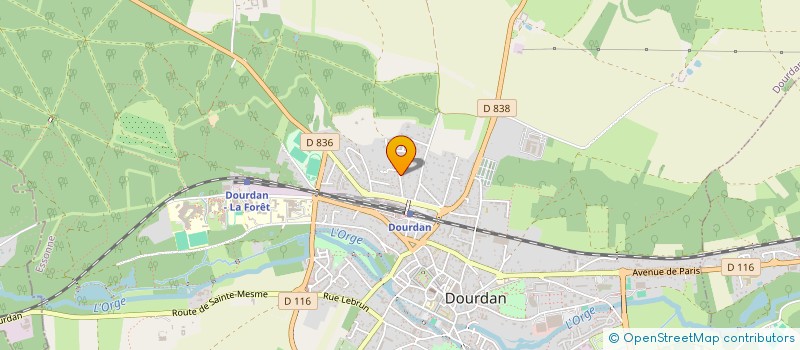 localisation de l'entreprise MONSIEUR EVANN MICHAUD à DOURDAN