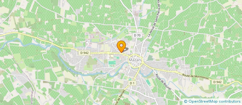 localisation de l'entreprise MONSIEUR EVANN VIDOT  MAZAN