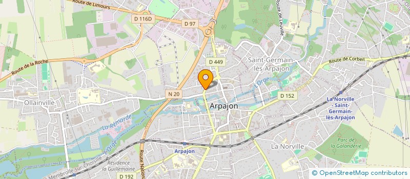 localisation de l'entreprise MONSIEUR EVANOR FICADIERE à ARPAJON