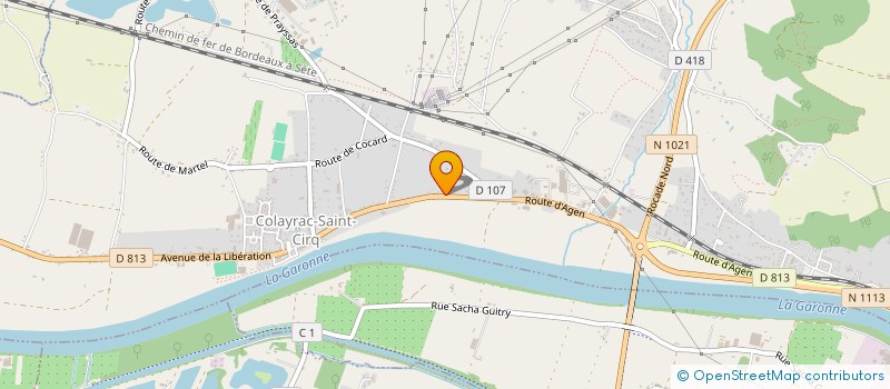 localisation de l'entreprise MONSIEUR EVANS ANGLADA  COLAYRAC-SAINT-CIRQ