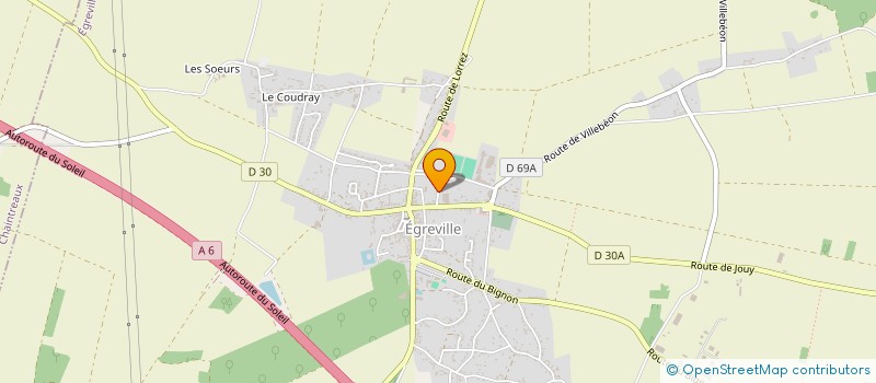 localisation de l'entreprise MONSIEUR EVANS DELATTRE  EGREVILLE