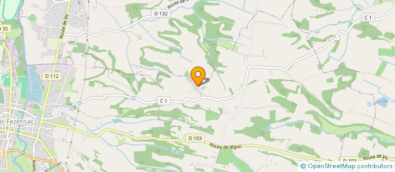 localisation de l'entreprise MONSIEUR EVANS FAJARDO  VIC-FEZENSAC