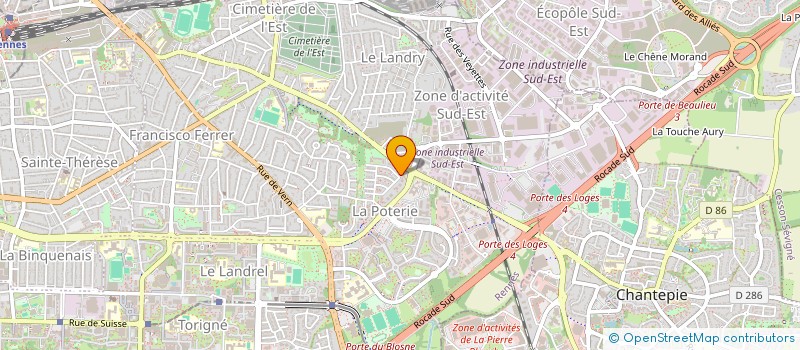 localisation de l'entreprise MONSIEUR EVANS KOKOLO  RENNES