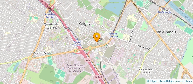 localisation de l'entreprise MONSIEUR EVANS LEBON  GRIGNY