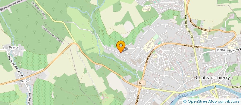 localisation de l'entreprise MONSIEUR EVANS LEMONON  CHATEAU-THIERRY