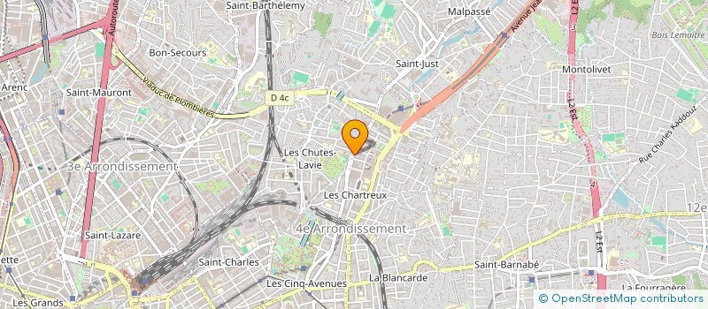 localisation de l'entreprise MONSIEUR EVANS LUCIATHE  MARSEILLE