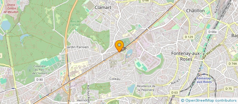 localisation de l'entreprise MONSIEUR EVANS OWONA à CLAMART
