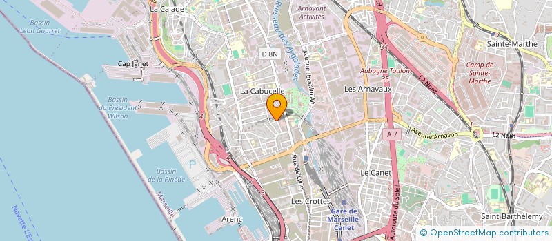 localisation de l'entreprise MONSIEUR EVANS VAZ BORGES à MARSEILLE