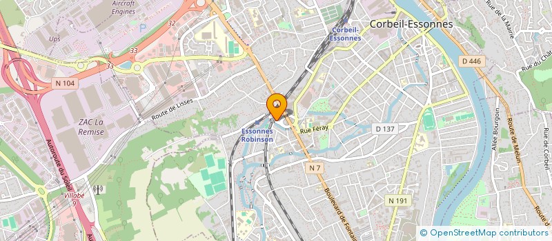 localisation de l'entreprise MONSIEUR EVARISTE BLENON à CORBEIL-ESSONNES