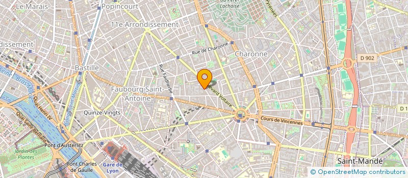 localisation de l'entreprise MONSIEUR EVARISTE ENAMA  PARIS