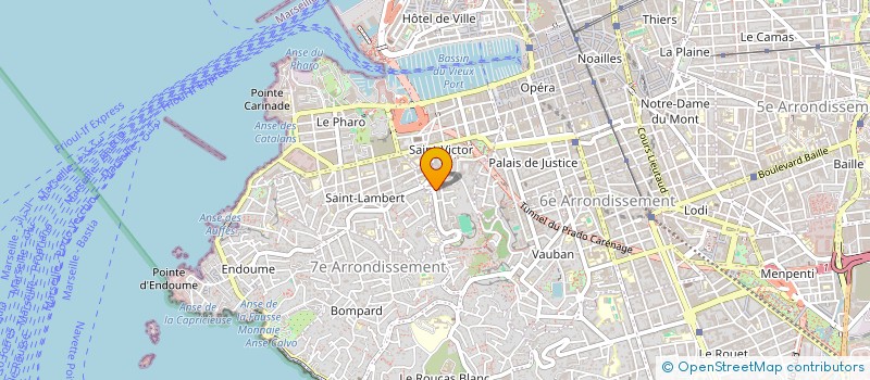 localisation de l'entreprise MONSIEUR EVARISTE EYENGA à MARSEILLE