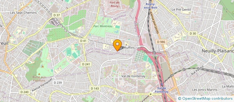 localisation de l'entreprise MONSIEUR EVARISTE ZOUNGRANA à MONTREUIL