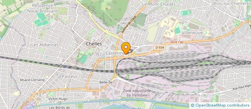 localisation de l'entreprise MONSIEUR EVELIO BOZA MONTES DE OCA  CHELLES