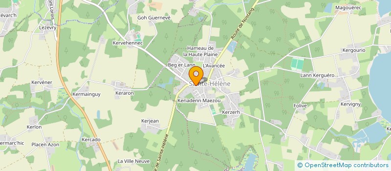 localisation de l'entreprise MONSIEUR EVELYNE JEAN BAPTISTE  SAINTE-HELENE