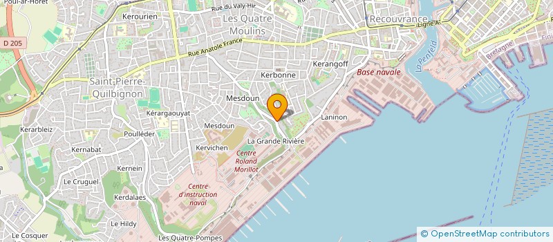 localisation de l'entreprise MONSIEUR EVEN LOARER à BREST