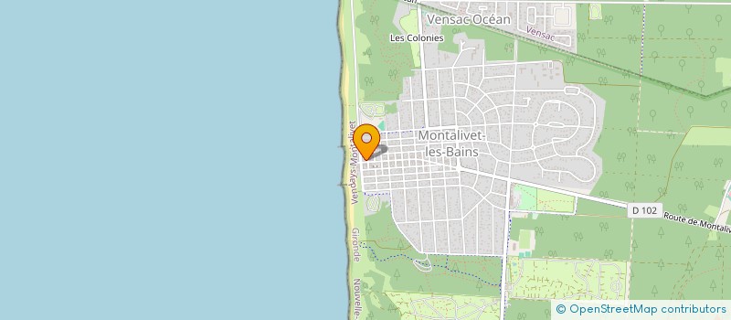 localisation de l'entreprise MONSIEUR EVEN MENARD  VENDAYS-MONTALIVET