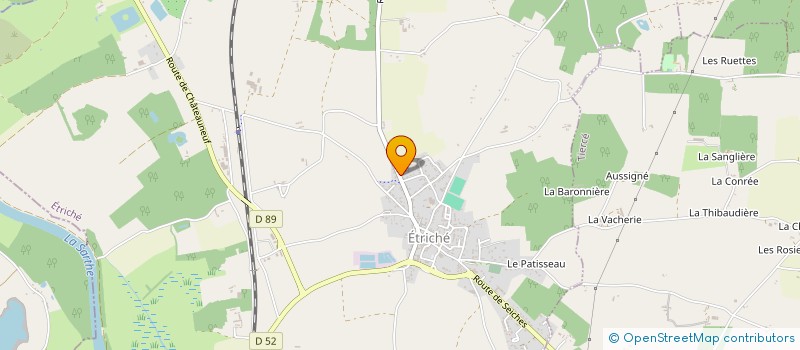 localisation de l'entreprise MONSIEUR EVEN RAVARY  ETRICHE