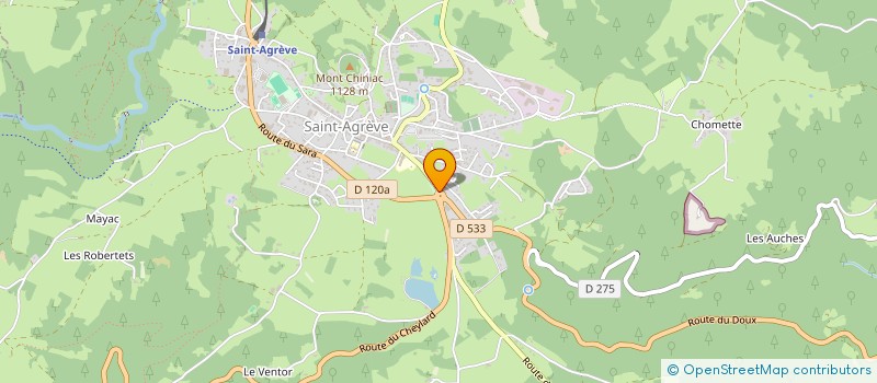 localisation de l'entreprise MONSIEUR EVEN REYNAUD  SAINT-AGREVE