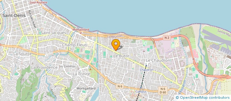 localisation de l'entreprise MONSIEUR EVENOR TOUNIA à SAINT-DENIS