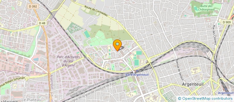 localisation de l'entreprise MONSIEUR EVENS RINVIL  ARGENTEUIL