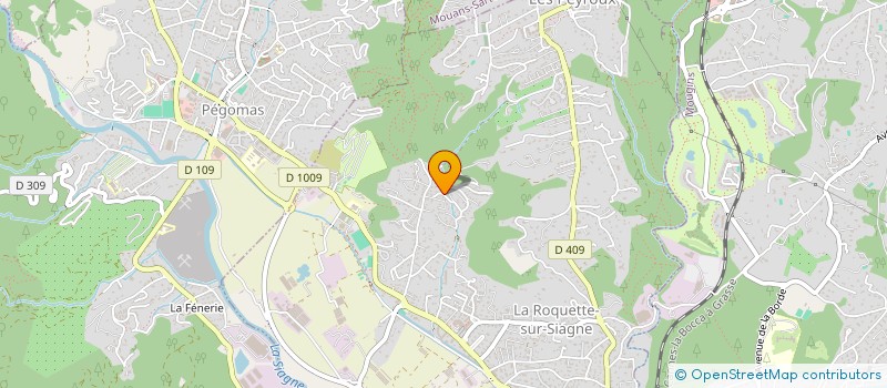 localisation de l'entreprise MONSIEUR EVEREST COLLADOS à LA ROQUETTE-SUR-SIAGNE