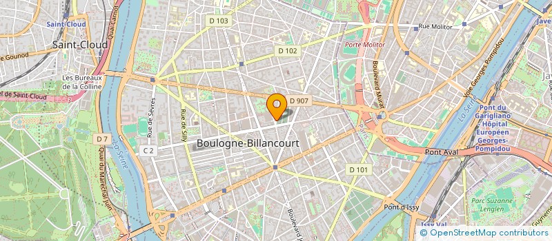 localisation de l'entreprise MONSIEUR EVERTON FREIRE DA SILVA à BOULOGNE-BILLANCOURT