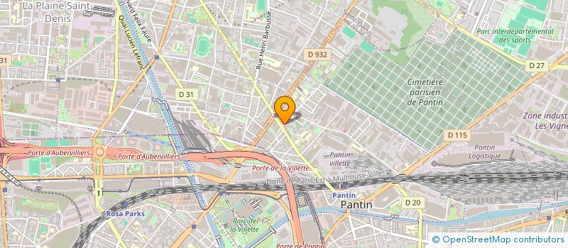 localisation de l'entreprise MONSIEUR EVGENI ZHEYNOV à PANTIN