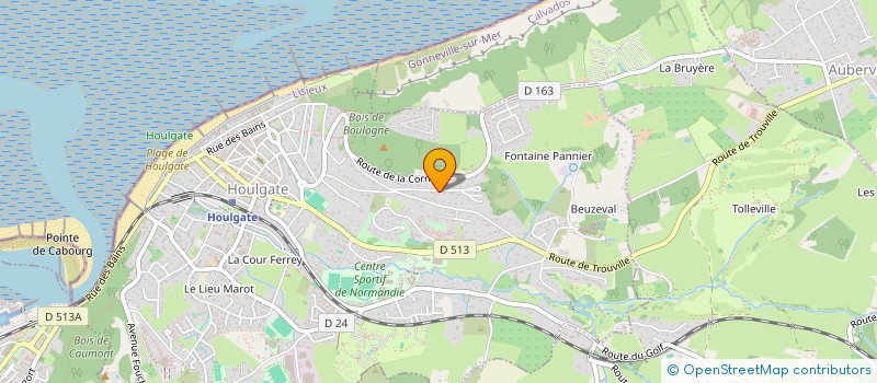 localisation de l'entreprise MONSIEUR EVGENII POTAPOV  HOULGATE