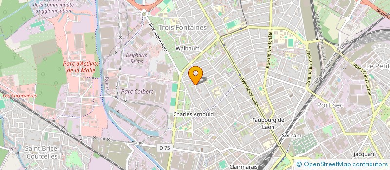 localisation de l'entreprise MONSIEUR EVGENY ALEKSEEV  REIMS