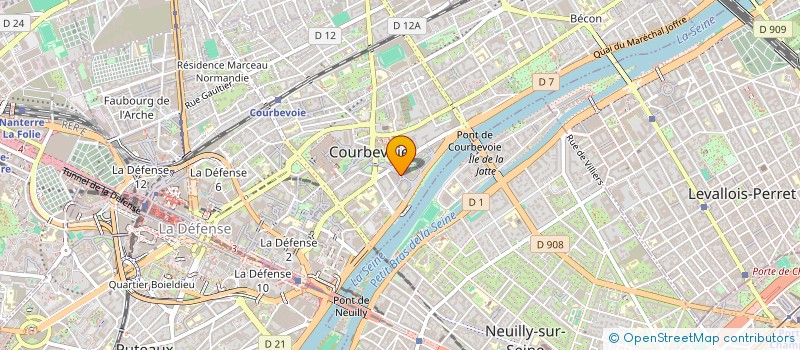 localisation de l'entreprise MONSIEUR EVGENY GOLUBEV  COURBEVOIE