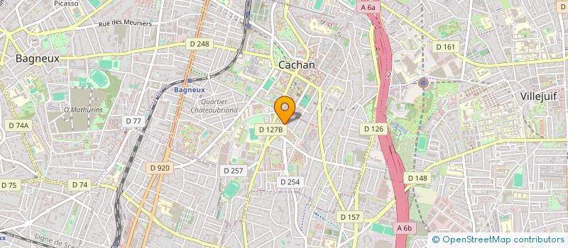 localisation de l'entreprise MONSIEUR EVGENY KHARITONOV  CACHAN