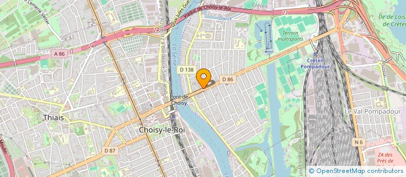 localisation de l'entreprise MONSIEUR EVGHENII RUSSU à CHOISY-LE-ROI