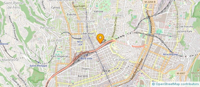 localisation de l'entreprise MONSIEUR EVGHENII STRATULAT  NICE