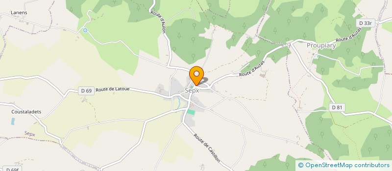 localisation de l'entreprise MONSIEUR EVGUENY MALAHOV  SEPX