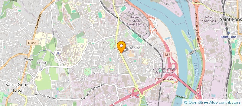 localisation de l'entreprise MONSIEUR EVGUENY STRADZE  OULLINS-PIERRE-BENITE