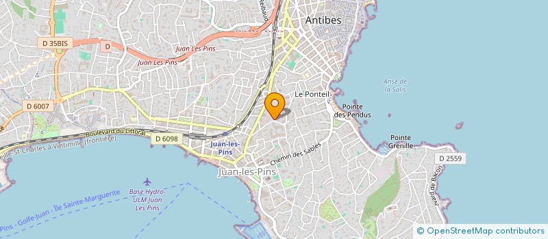 localisation de l'entreprise MONSIEUR EVLEDIN BAJRAMOVIC  ANTIBES