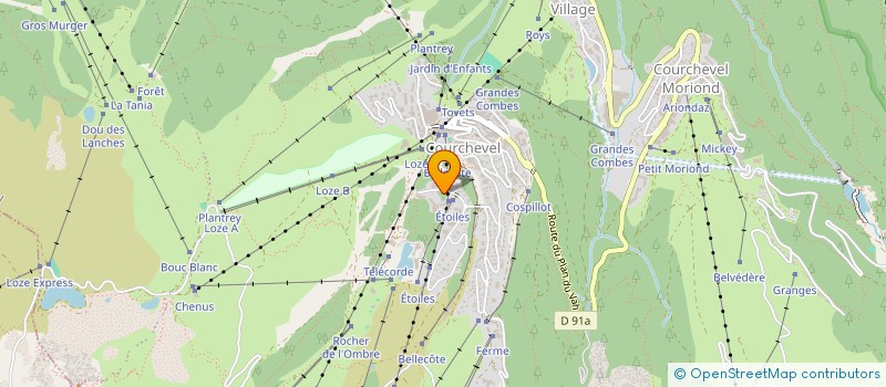 localisation de l'entreprise MONSIEUR EVLOGI VERGILOV à COURCHEVEL