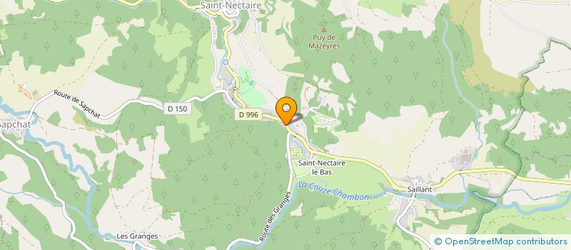 localisation de l'entreprise MONSIEUR EVODE SAGEOT  SAINT-NECTAIRE